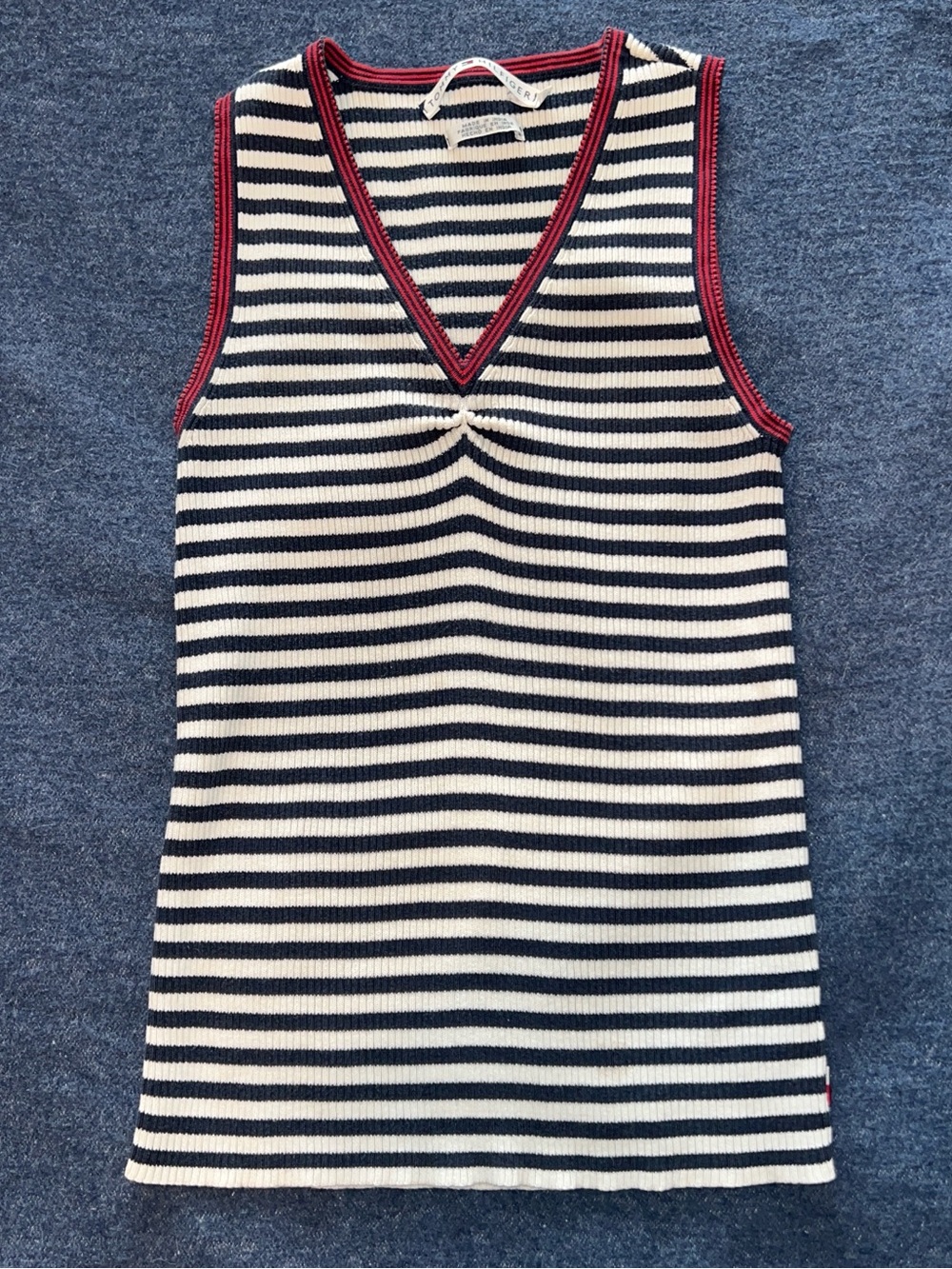 Tommy Hilfiger Preppy coastal striped knit tank